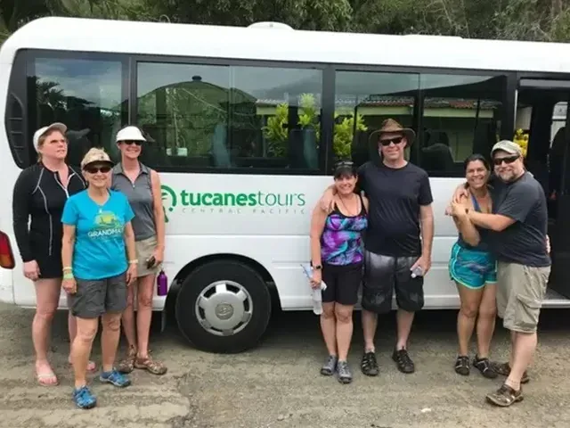 Paddling through the mangrove tunnels near Quepos