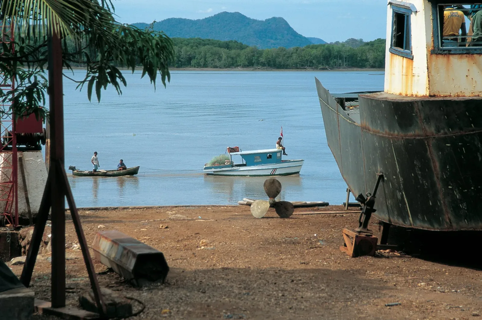 Tico fishing boats in Golfito and Golfo Dulce