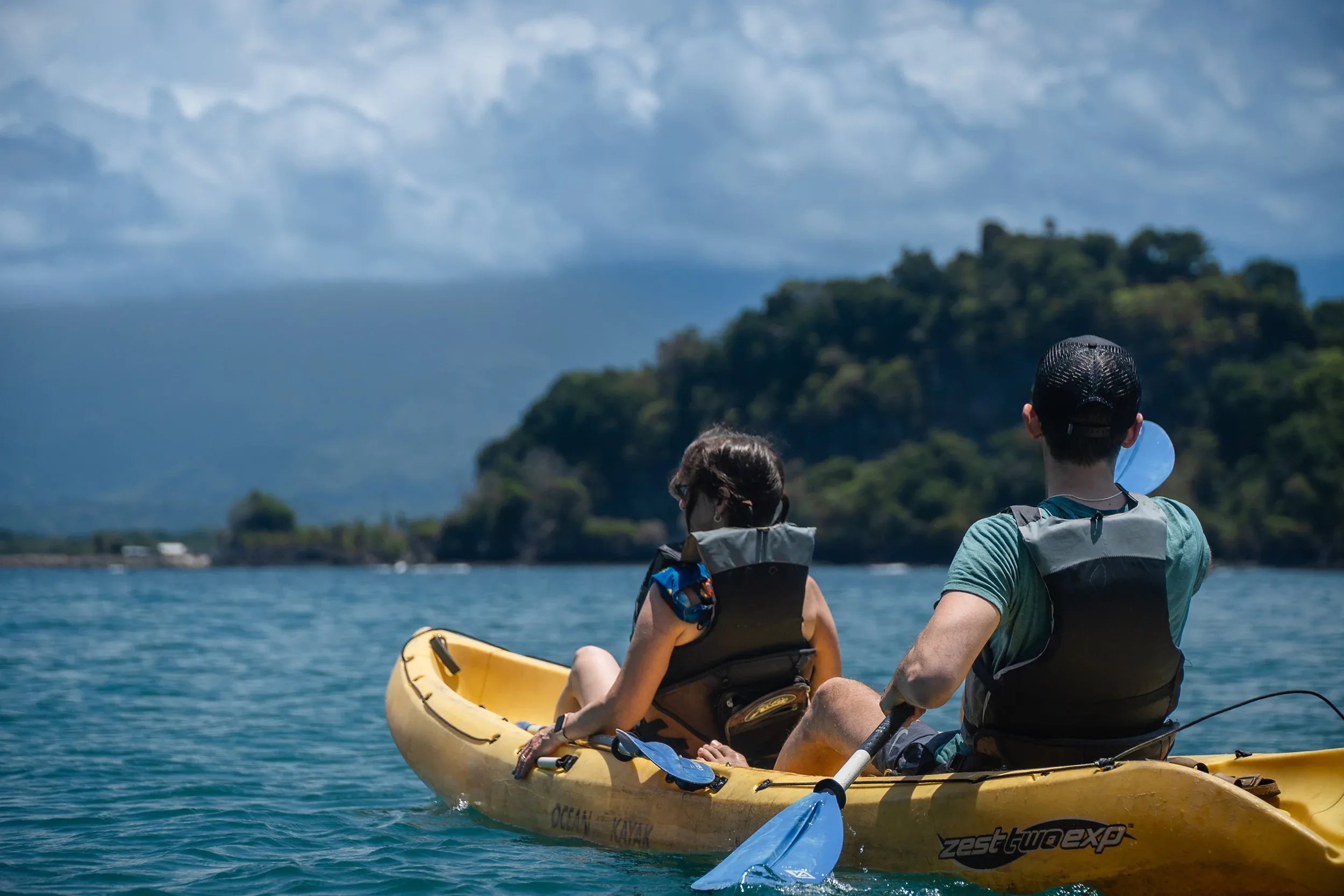 Ocean kayaking near Manuel Antonio, Costa Rica